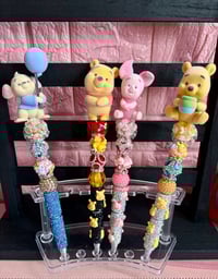 Image 2 of Winnie the Pooh & Friends Bling Beaded Pens ✨🍯