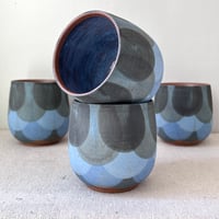 Image 1 of blue scales: set of four