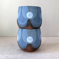 Image 3 of blue cups (light): set of two