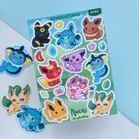 Eeveelutions Sticker Sheets