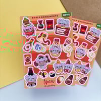 Koala Kondiments Sticker Sheet