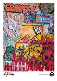 Image 1 of MISTER MISTRY X MARC CRAIG/MTM - “GRAVITY VS SOCIETY” - A3 Giclée Art Print 