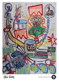 Image 1 of LANI WRIDE X MARC CRAIG/MTM - “CERNUNNOS SUMMONS HIS MIND” - A3 Giclée Art Print