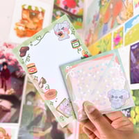 Image 2 of The Aussie Collection Notepad Sticky Notes Washi Tape Sticker Sheet