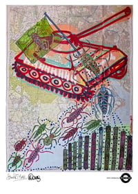 Image 1 of BELINDA MOORE X MARC CRAIG/MTM - “BUG ARMADA” - A3 Giclée Art Print