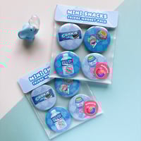 Image 5 of Snacks Fridge Magnet Pack | Pink Purple Green Blue