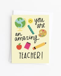 Teacher Appreciation Card