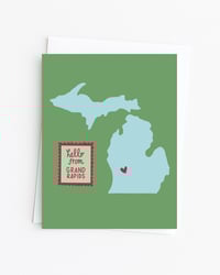 Hello From Grand Rapids Card