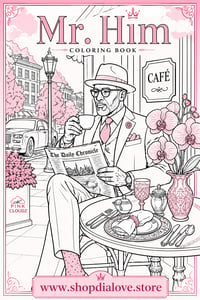 Image 1 of Mr. Him Adult Coloring book