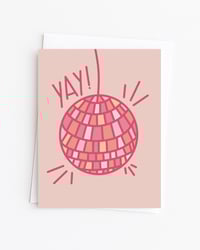 Pink Disco Card