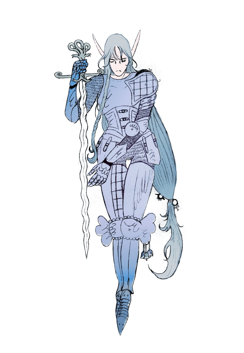 Image of Elf Knight Sticker 