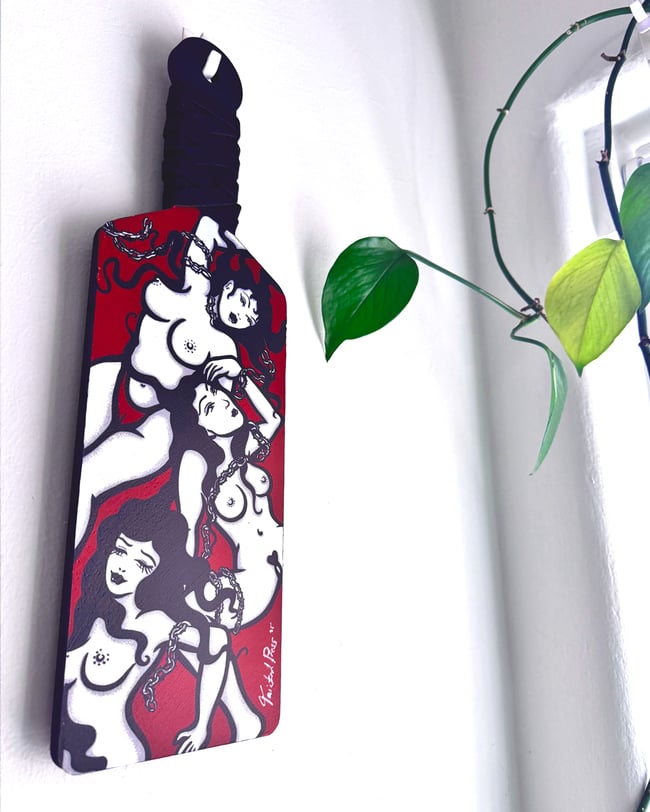 'VAMPS' - Hand-Pressed Vinyl Paddle