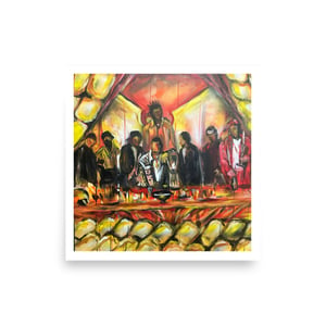 THE LAST SUPPER PRINT - 16x16"