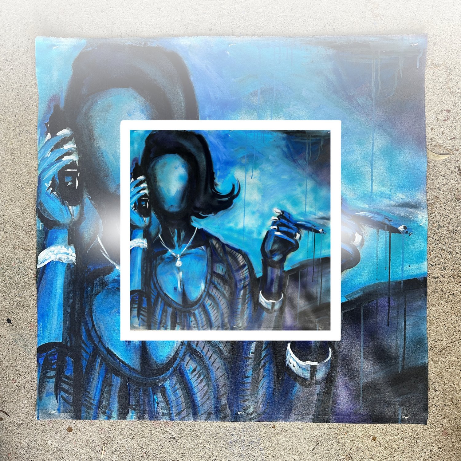 KEISHA PRINT - 16x16