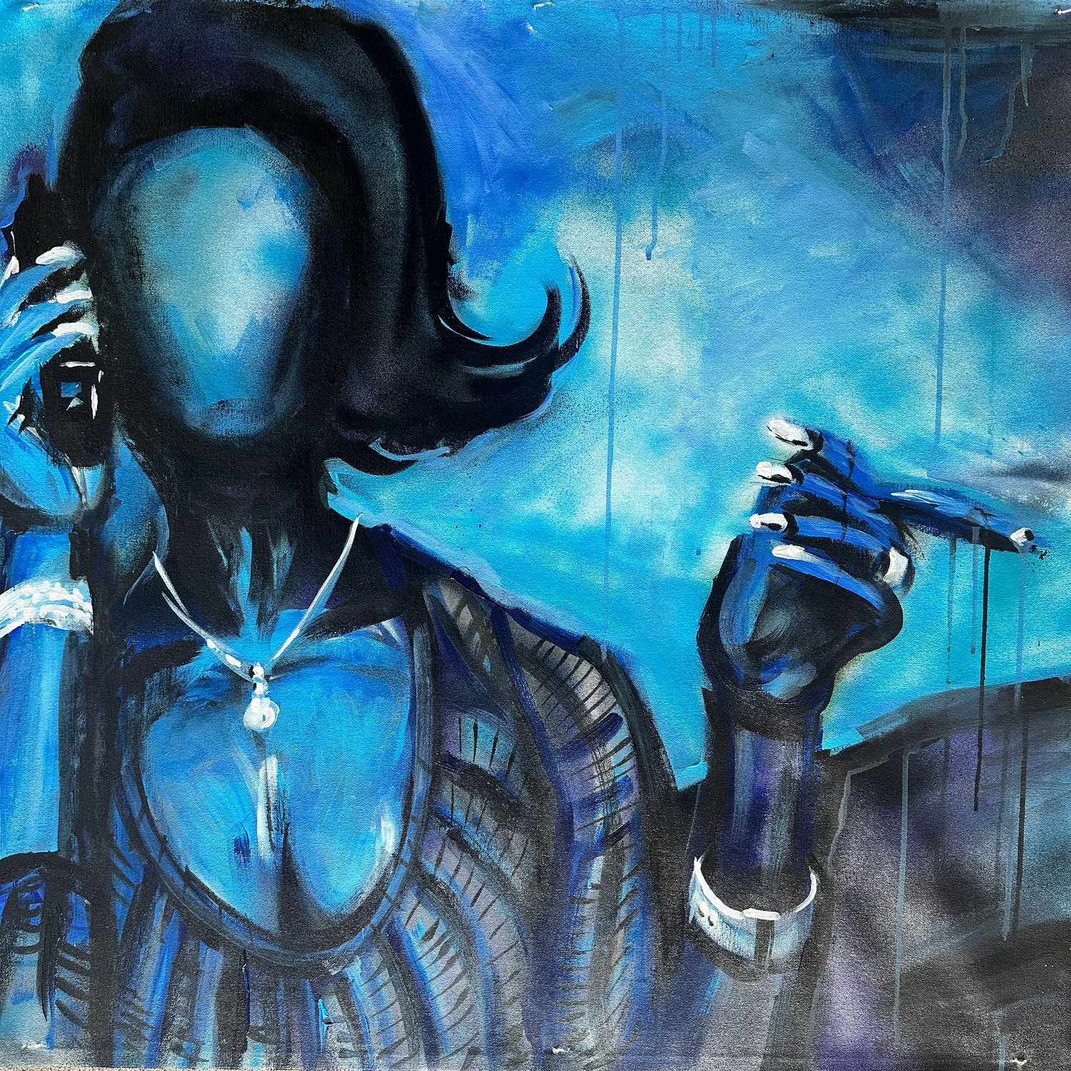 KEISHA ORIGINAL PAINTING - 30x30"