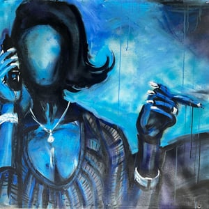KEISHA ORIGINAL PAINTING - 30x30"