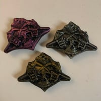 Image 1 of Tattoo machines skull ladies pins