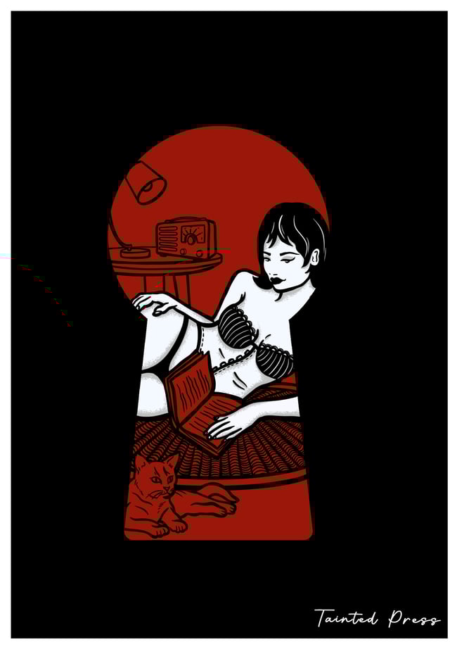 Girl Next Door - A4 Art Print