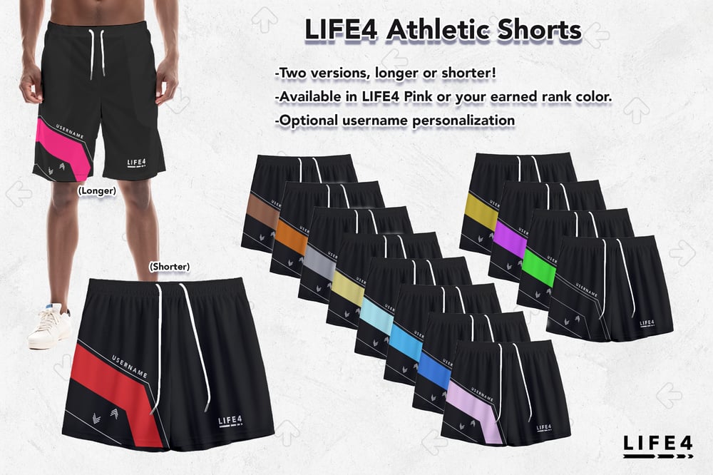 Image of LIFE4 Athletic Shorts (Unisex)