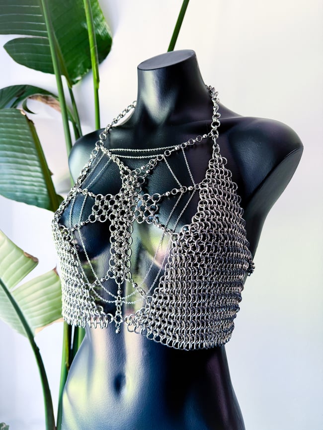 Dark Web Chainmail Halter