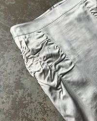 Image 5 of GREIGE RUCHED SATIN SKIRT