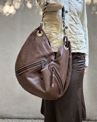 Image 10 of BALLY BROWN CRESCENT BAG