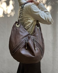 Image 9 of BALLY BROWN CRESCENT BAG
