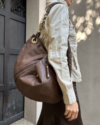 Image 11 of BALLY BROWN CRESCENT BAG