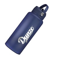 Dunzo StayDroed™ 32oz Steel Flask - Navy Blue