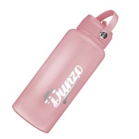 Dunzo StayDroed™ 32oz Steel Flask - Pastel Pink