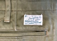 Image 5 of Burgus Plus by Hinoya lot 401z green chino pants, size 31 (fits 32”)