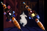Image 2 of Real Ghostbusters  cartoon style Proton Pack and Ghost Trap