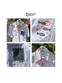 Image 4 of Picnic Fish Shirt