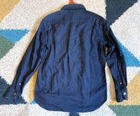 Image 6 of 45 rpm indigo dyed paisley button down shirt, size 3 (M)