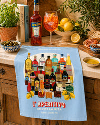 Image 2 of Aperitivo Time – Italian Tea Towel