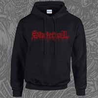 HOODIE black with red logo