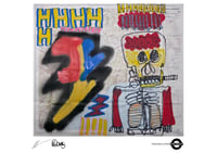 Image 1 of A3 Giclée Art Print — WEATHER IS FINE  — collaboration with Alex and Marc Craig