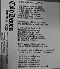 Image 3 of COLD HAVEN - Demotape [DISTRO1]
