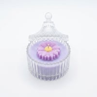 Image 2 of Χειροποίητο Κερί Σόγιας σε Γυάλινη Φοντανιέρα