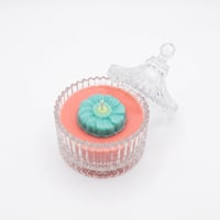 Image 4 of Χειροποίητο Κερί Σόγιας σε Γυάλινη Φοντανιέρα