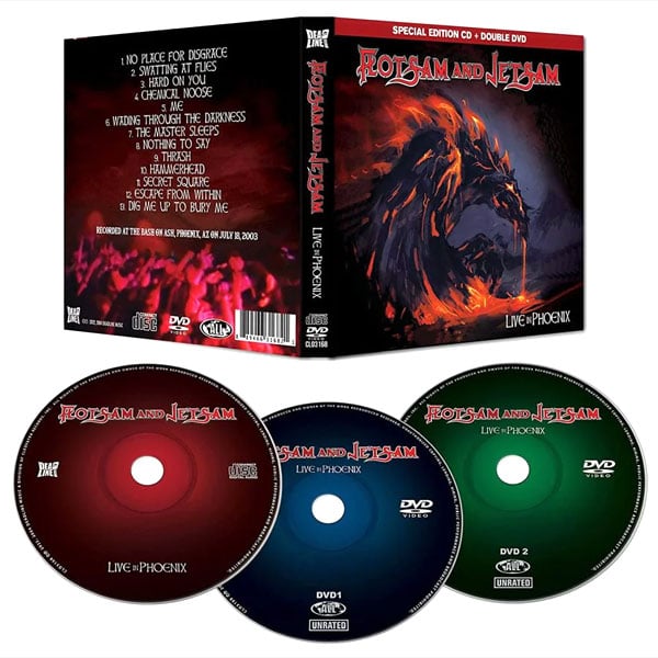 FLOTSAM & JETSAM - Live in Phoenix (CD + 2-DVD) | Stormspell