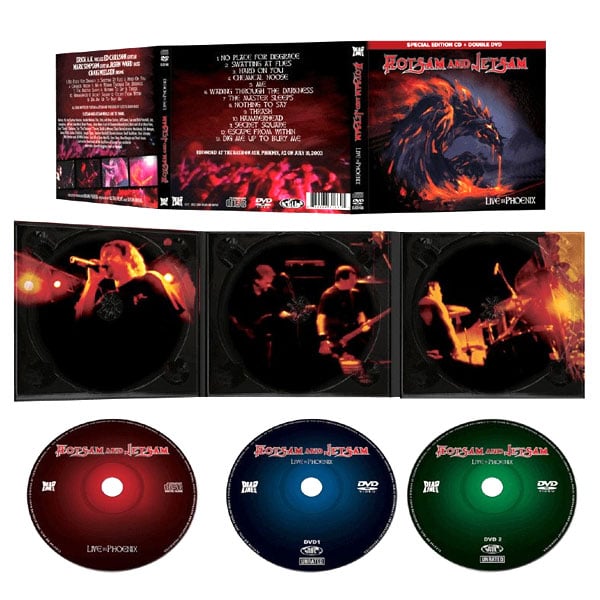 FLOTSAM & JETSAM - Live in Phoenix (CD + 2-DVD) | Stormspell