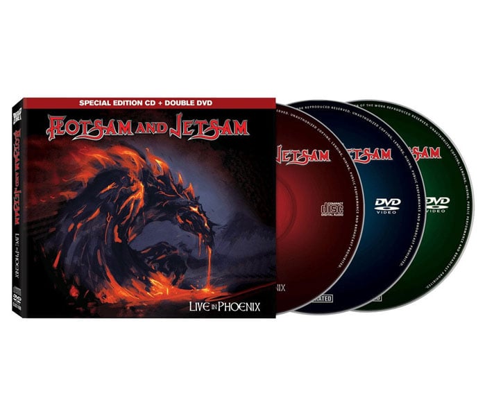 FLOTSAM & JETSAM - Live in Phoenix (CD + 2-DVD) | Stormspell