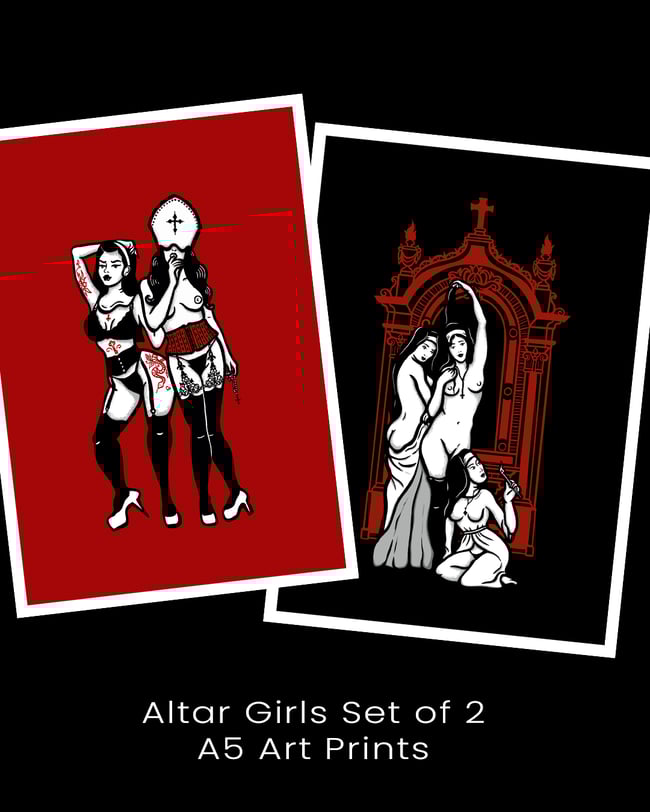 Altar Girls - A5 Art Print Set