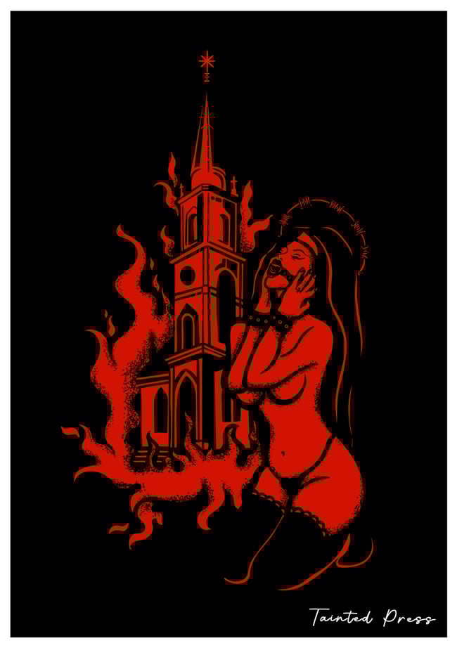 Burning Desire - A4 Art Print