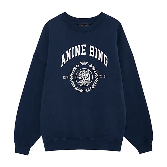 Image of ANINE BING MIKLES SWEATSHIRT COLLEGIATE