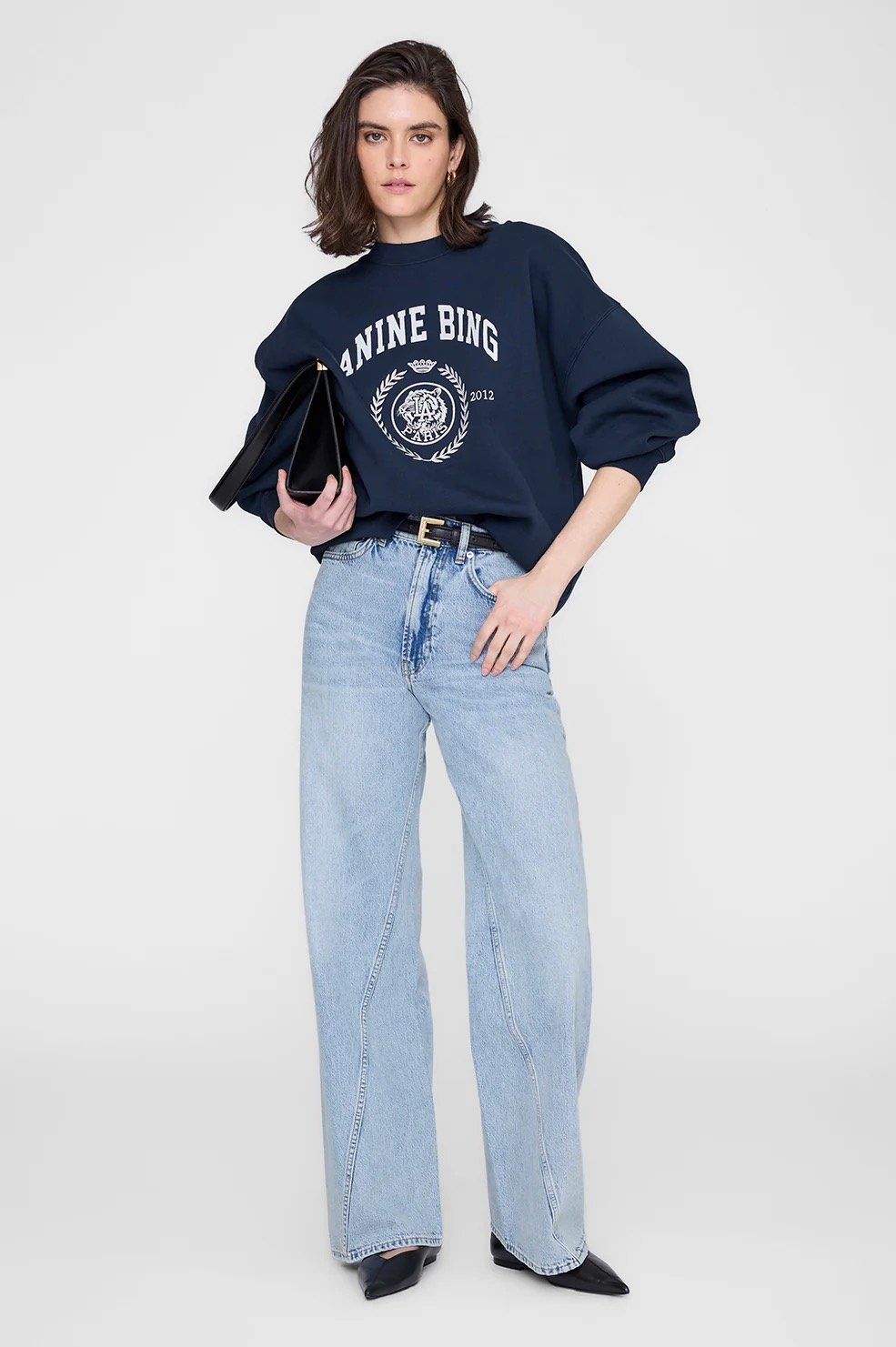 Image of ANINE BING MIKLES SWEATSHIRT COLLEGIATE