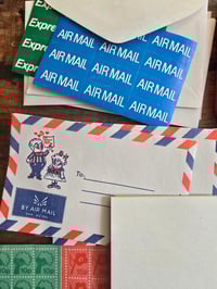 Image 2 of Vintage Children's Post Office Paper Play Set