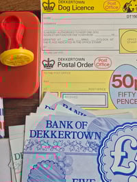 Image 5 of Vintage Children's Post Office Paper Play Set