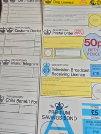 Image 6 of Vintage Children's Post Office Paper Play Set